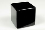 1.6" Polished, Black Obsidian Cubes - Photo 2